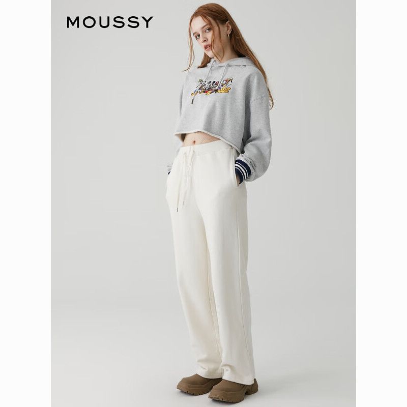 百亿补贴：MOUSSY 摩西 女士运动休闲风纯色卫裤 028GAZ80-5050 179元