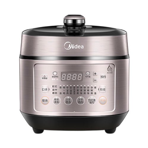 以旧换新、PLUS会员：Midea 美的 星厨系列 MY-YL50P602 电压力锅 5L 331.79元（需用