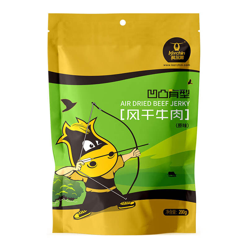 科尔沁 内蒙特产 手撕牛肉干 原味200g *2件 45元，合22.5元/件（需领券）