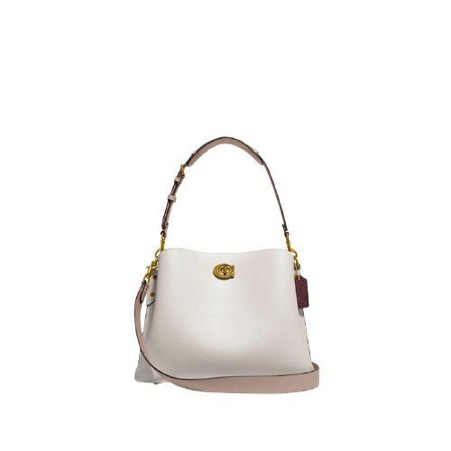 COACH 蔻驰 WILLOW系列 女士单肩水桶包 C2590 B4CAH 白垩彩 中号 2659元