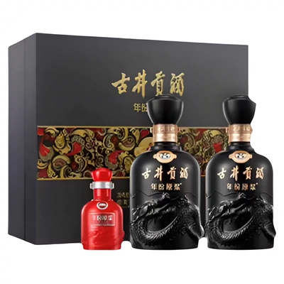 88VIP：古井贡酒 年份原浆白酒500ml×2瓶 返卡后380.36元+52.74元淘金币（420.36元+