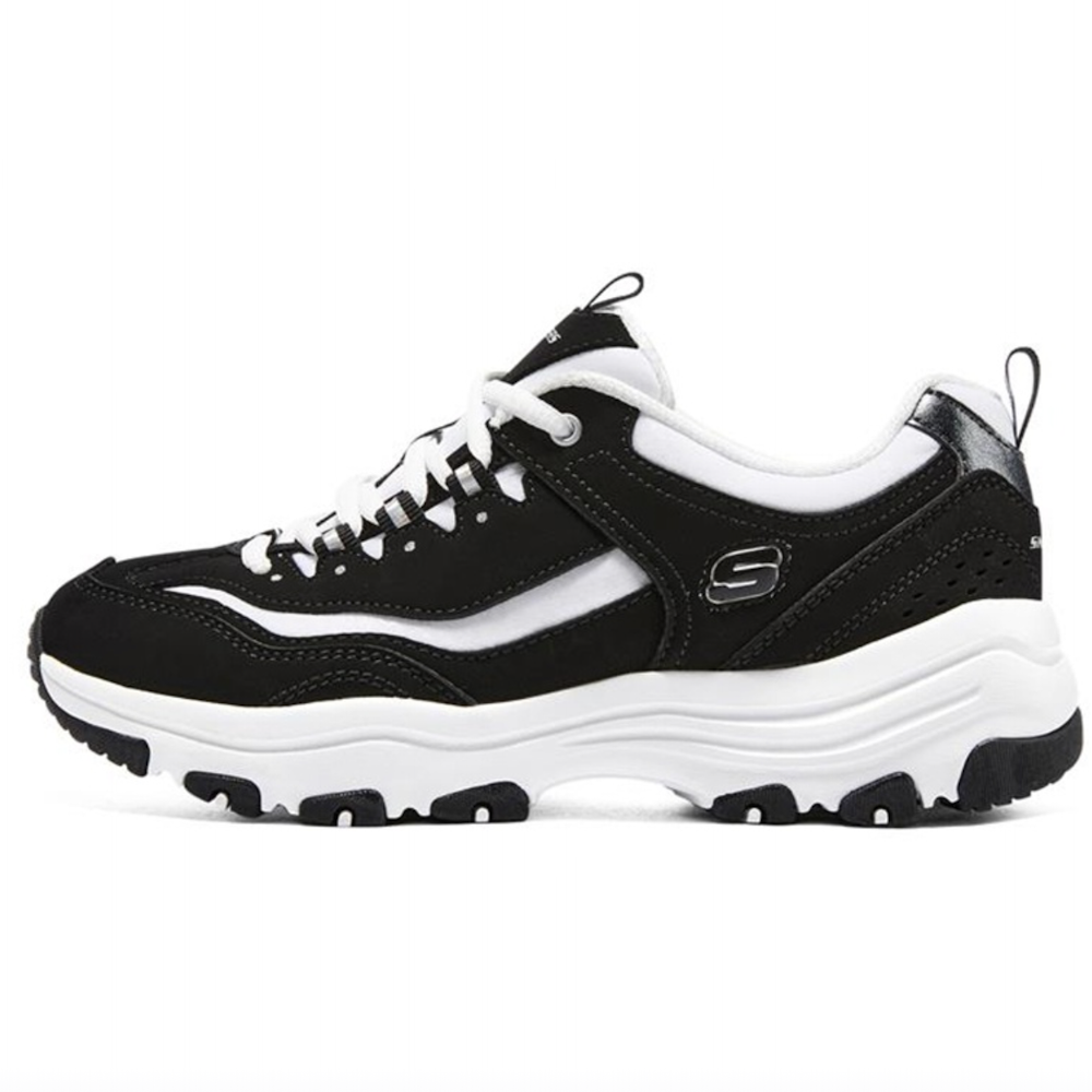 SKECHERS 斯凯奇 经典老爹鞋休闲增高运动女鞋秋冬8730076BKMT黑色/多彩色37 249元