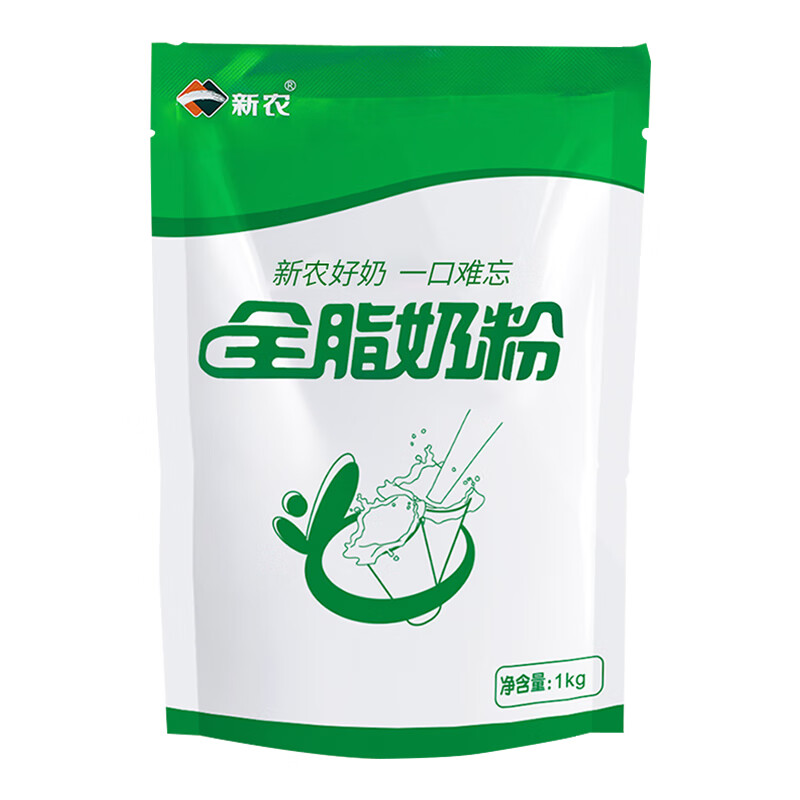 新农 全脂纯牛奶粉 新疆牧场自有奶源 1kg 30.35元（需买3件，需用券）