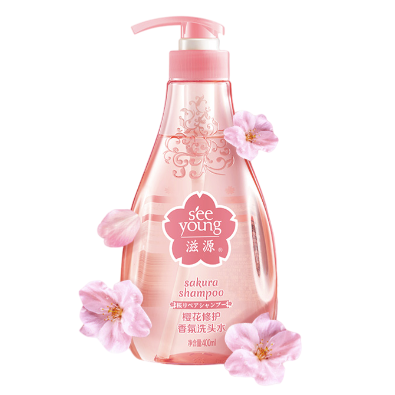 seeyoung 滋源 樱花修护香氛洗头水 400ml 50.67元