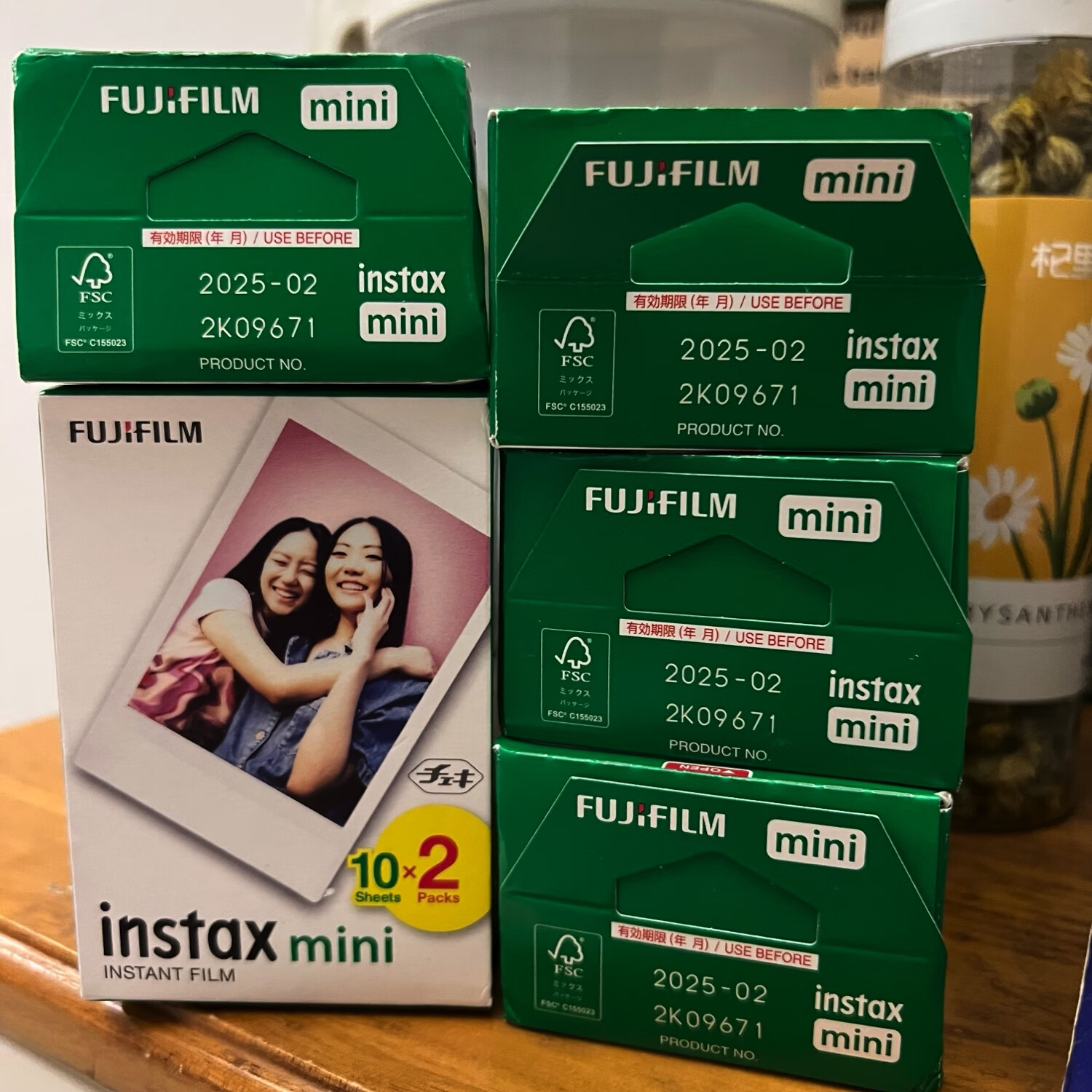 FUJI 富士 超值直发 拍立得相纸 instax mini 白边花边 白边20张 112元（需用券）