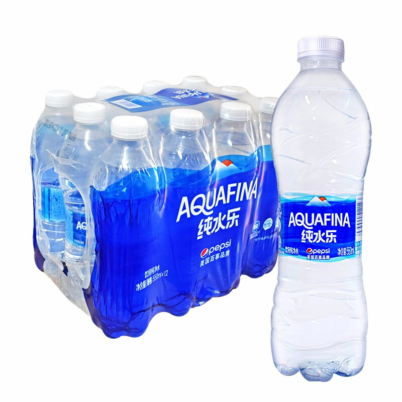 AQUAFINA 纯水乐 7喜纯水乐AQUAFINA 饮用纯净水纯水乐整箱装 550ml*24瓶 21.5元（需