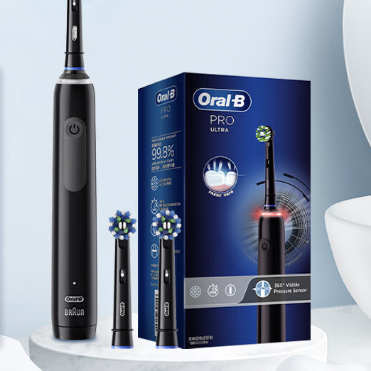 Oral-B 欧乐-B 欧乐Bx 电动牙刷 Pro4Ultra 武士黑 268.46元（需用券）