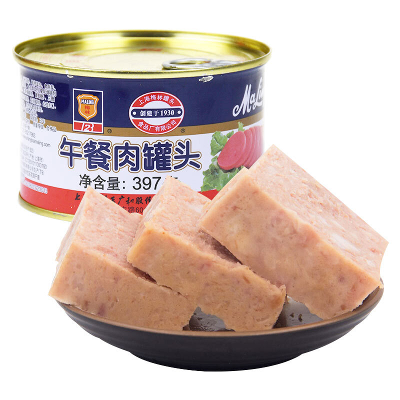 MALING 梅林B2 午餐肉罐头 397g 14.07元（需买4件，需用券）