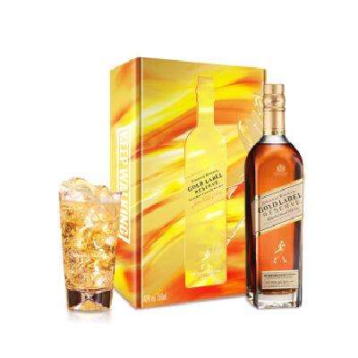 Johnnie Walker 尊尼获加 金牌 威士忌 750ml 金上添花礼盒 235元/件 包邮（需买2件