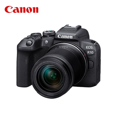 88VIP：Canon 佳能 EOS R10 APS-C画幅 微单相机 黑色 RF-S 18-45mm F4.5 IS STM 变焦镜头 