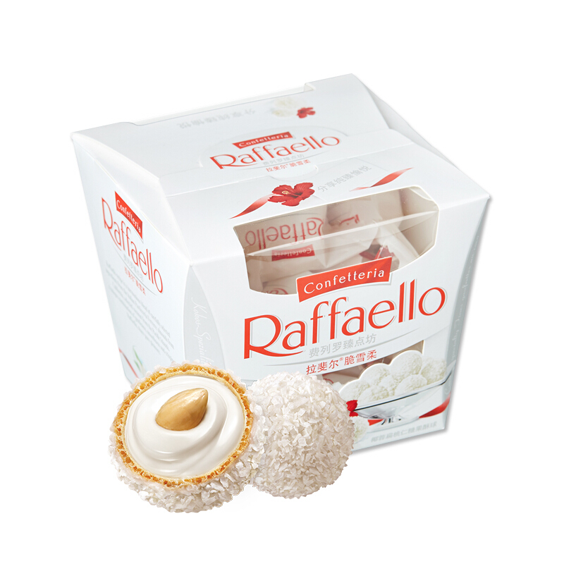 Raffaello 费列罗拉斐尔 椰蓉扁桃仁糖果酥球 150g 30.06元