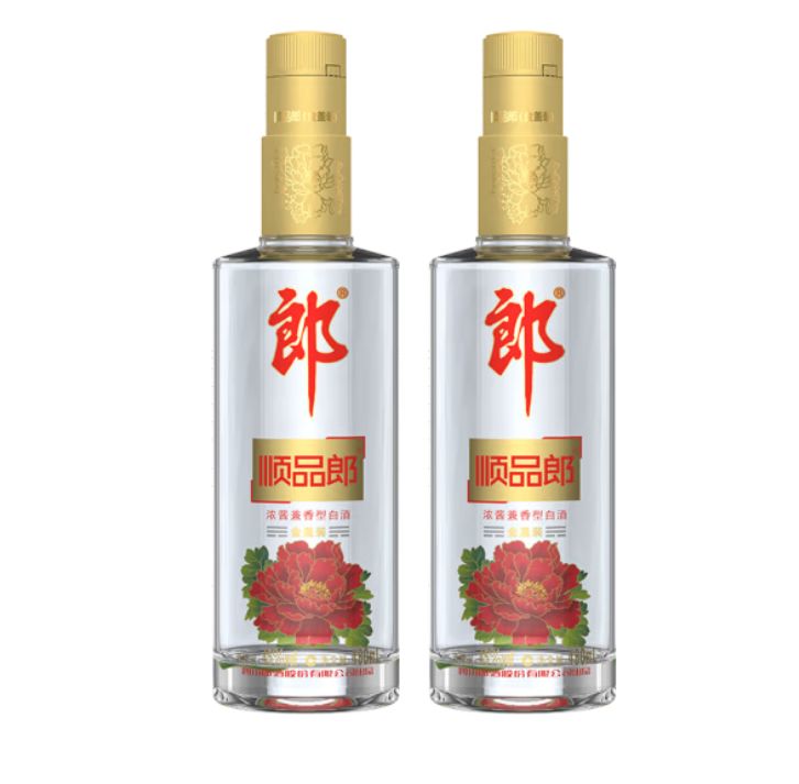 LANGJIU 郎酒 顺品郎 金盖装 45%vol 兼香型白酒 480ml*2瓶 双瓶装 66元（需用券）