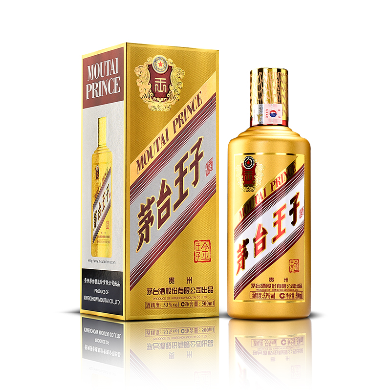 MOUTAI 茅台 金王子酒 53%vol 酱香型白酒 500ml 单瓶装 226.71元（需用券）