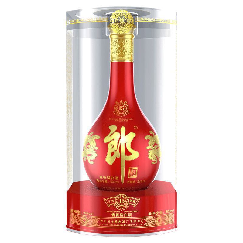 LANGJIU 郎酒 红花郎15 53%vol 酱香型白酒 500ml 单瓶装（返50E卡后） 410元（需用