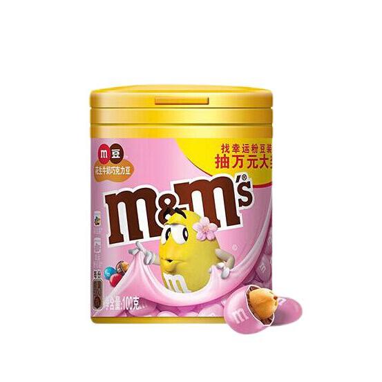 m&m's 玛氏 花生牛奶巧克力豆 100g 6.8元（需用券）