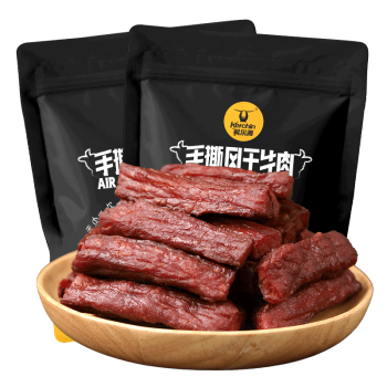 Kerchin 科尔沁 肉干肉脯 内蒙古特产 手撕风干牛肉 400g*2 ￥128