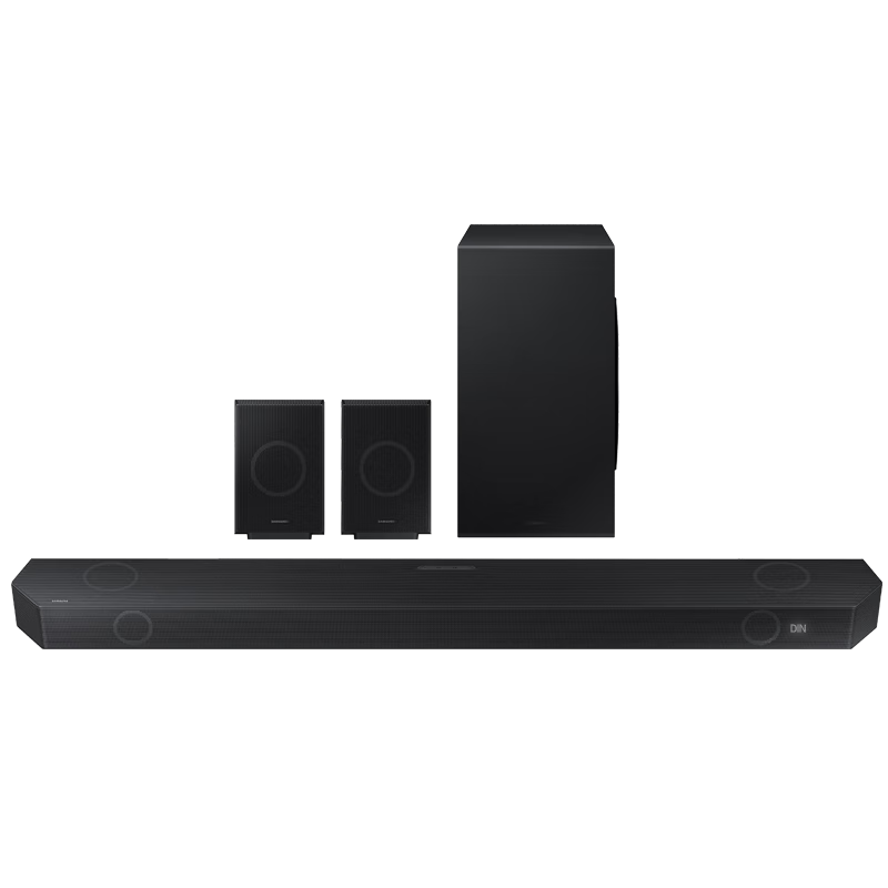 plus会员：三星 Q990D 11.1.4杜比全景声 回音壁 soundbar 家庭影院 无线环绕低音