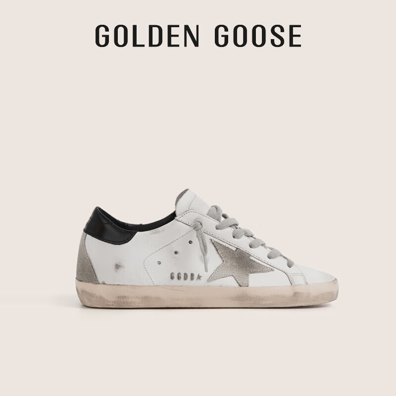 GOLDEN GOOSE GGDB 黄金鹅男女同款 休闲款牛皮革小脏鞋 黑尾男款 41 4000元（需用