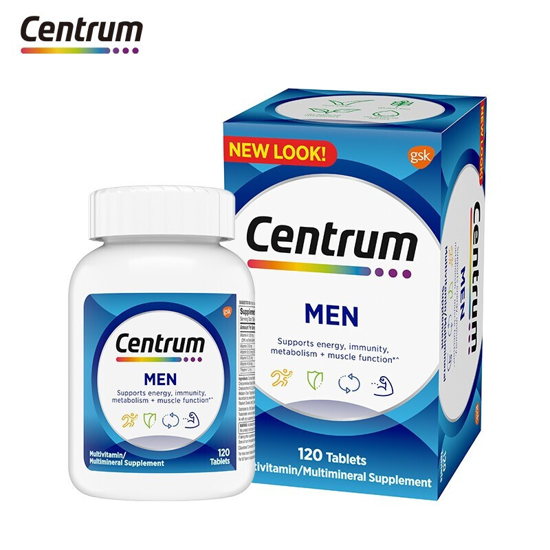 Centrum 善存 男士复合维生素片 120粒 49元（需用券）