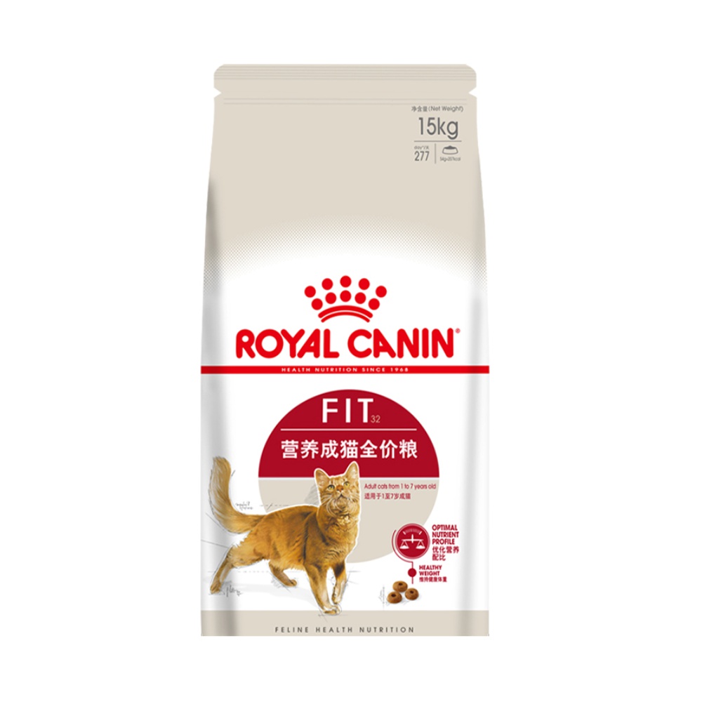 88VIP：ROYAL CANIN 皇家 猫粮F32营养成猫全价猫粮15kg 508.5元（需用券）