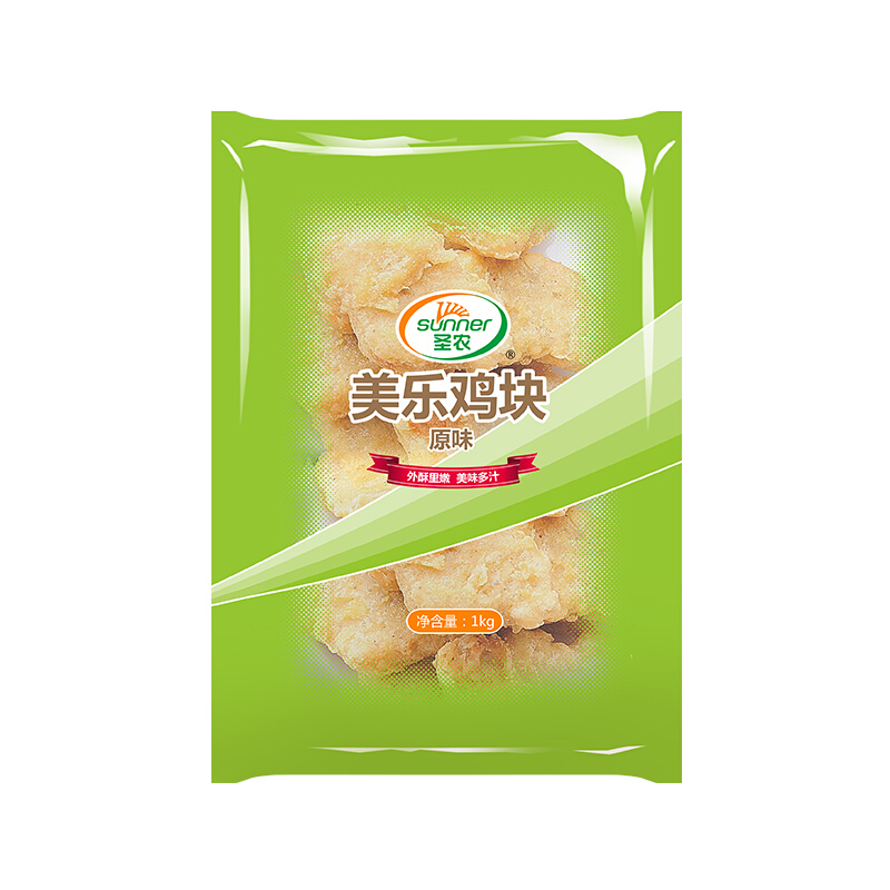 sunner 圣农 美乐鸡块 原味 1kg 11.88元（需用券）