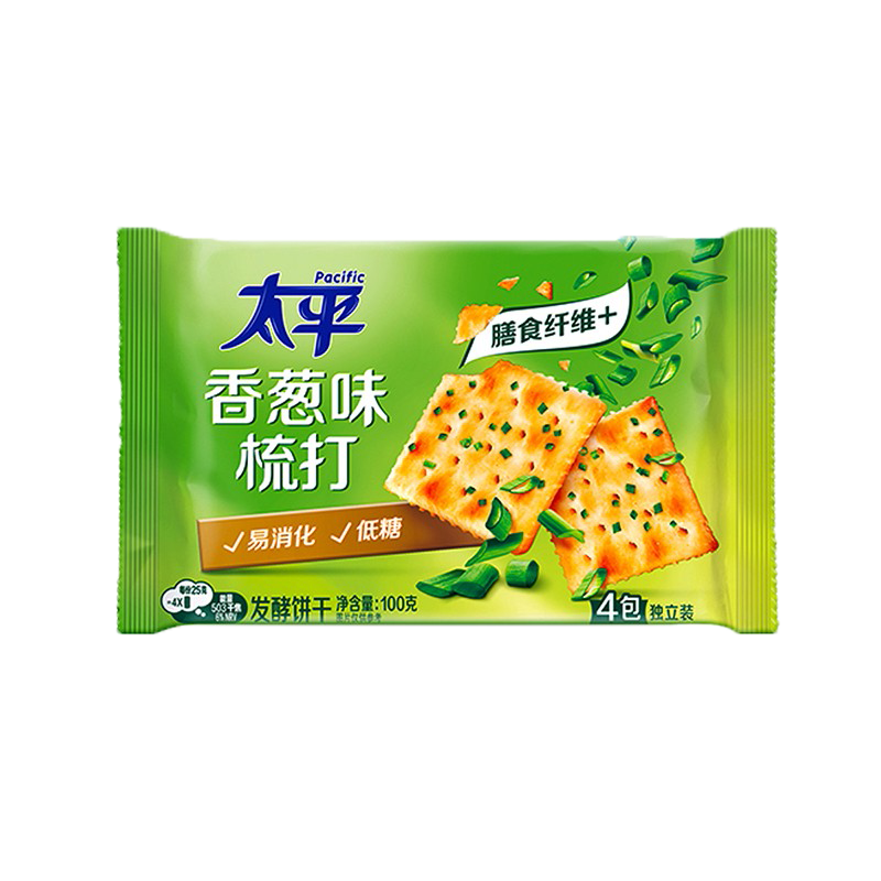 奥利奥（Oreo）经典夹心果味饼干 苏打饼干 香葱味100g *6件 24.82元（合4.14元/