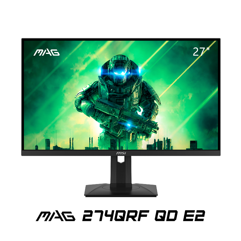 MSI 微星 MAG系列 MAG 274QRF QD E2 27英寸 IPS Adaptive Sync 显示器（2560×1440、180Hz、HD