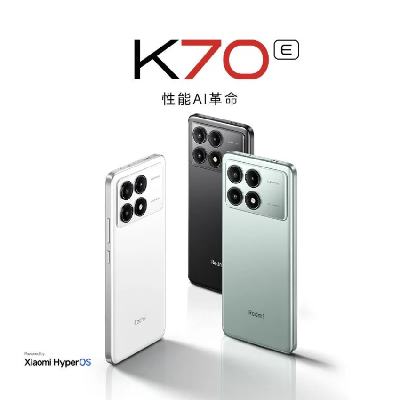 再降价、百亿补贴：小米Redmi 红米k70E 小米澎湃OS 新品5G智能手机 12+256GB 1447