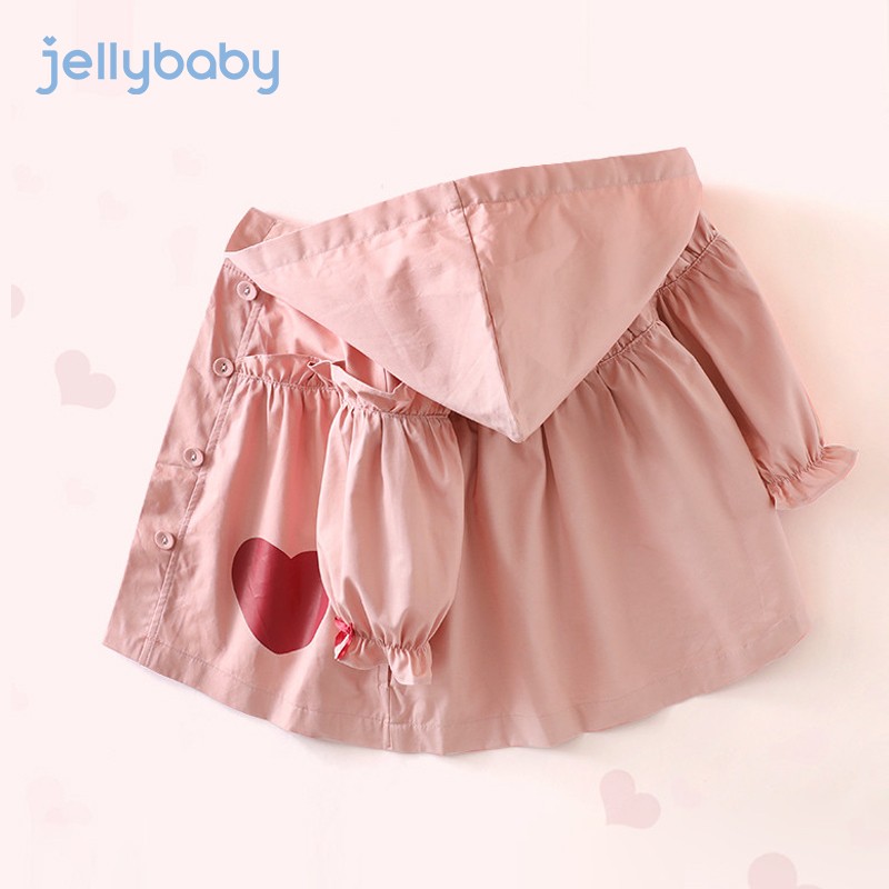 plus会员：jellybaby 杰里贝比 女童保暖外套 藕粉 68.46元 包邮（需用券）