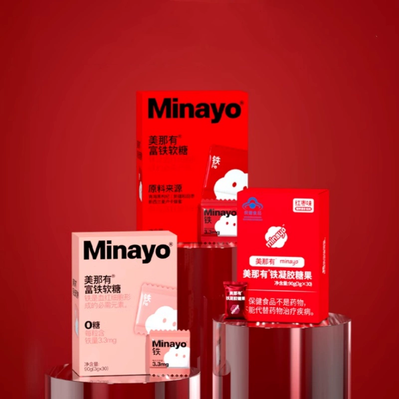 拍2件 minayo富铁软糖共90gx2盒 券后59元