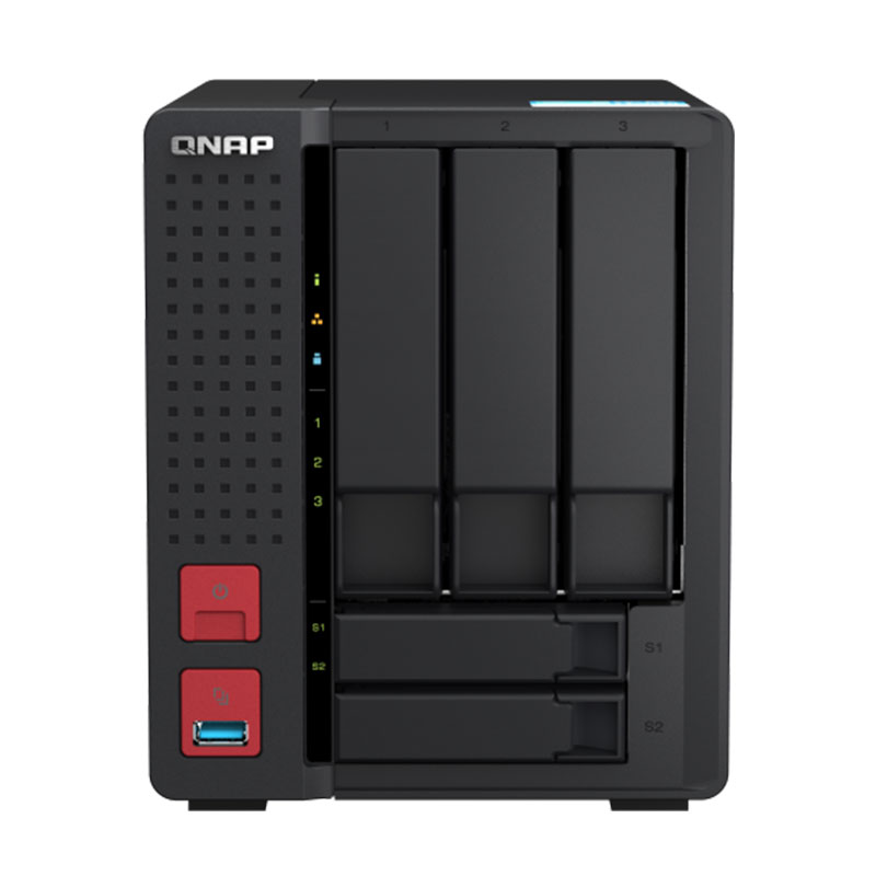 QNAP 威联通 TS-564内存8G四核2.9GHz CPU五盘位双2.5GbE 网络端口NAS网络存储4K影片