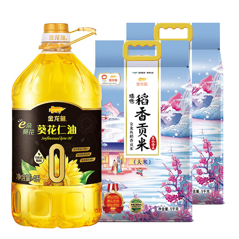 金龙鱼 e朵葵花葵仁油4L 49.9元（需用券）