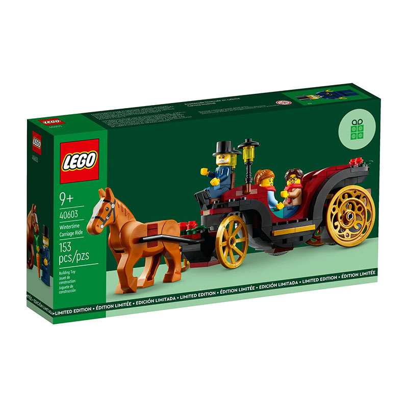 LEGO 乐高 40603 冬季马车之旅 拼插积木 160.55元