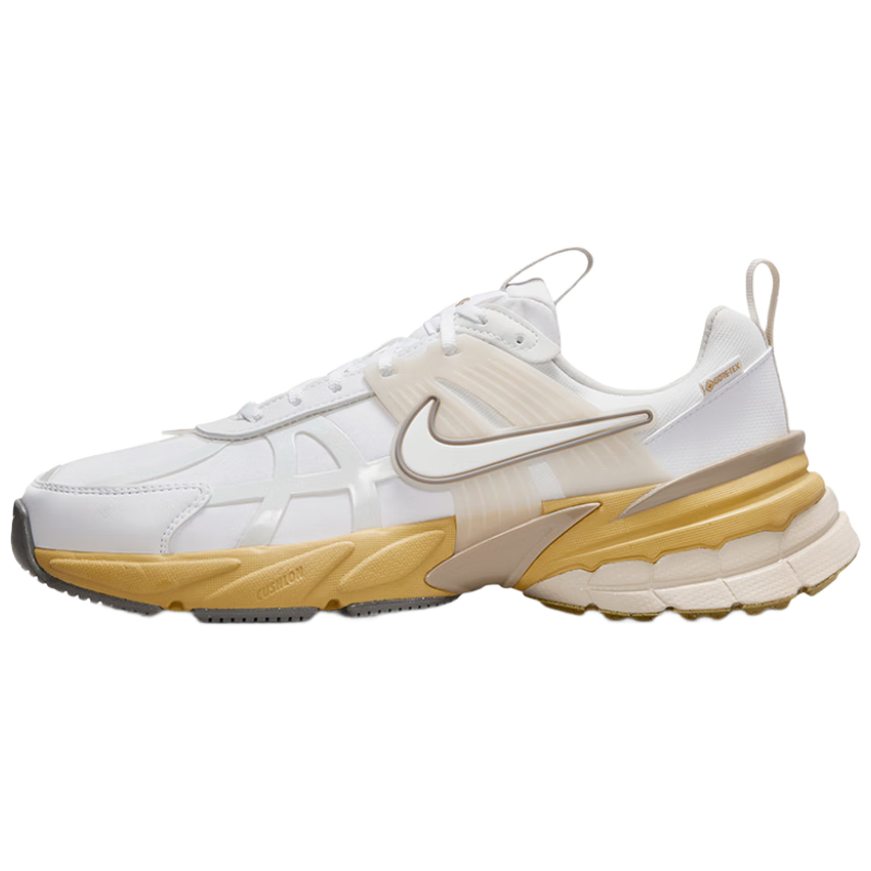 耐克NIKE休闲鞋女子复古减震V2K RUN运动鞋FZ2622-100白黄38 399.2元/件（共798.4元