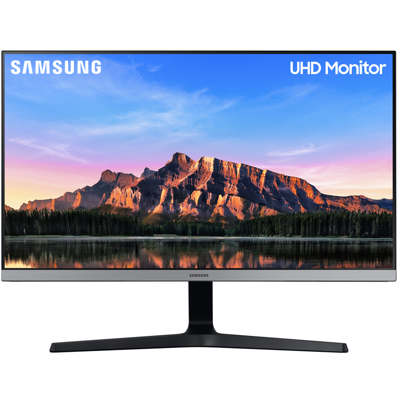 PLUS会员：SAMSUNG 三星 U28R550UQC 28英寸 IPS FreeSync 显示器 (3840×2160、60Hz、90﹪DCI