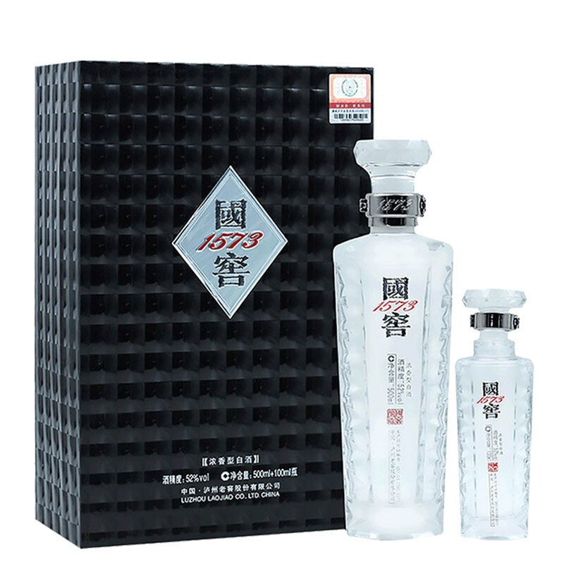 泸州老窖 国窖1573 君耀 52%vol 浓香型白酒 500ml+100ml 礼盒装 900元（需用券）