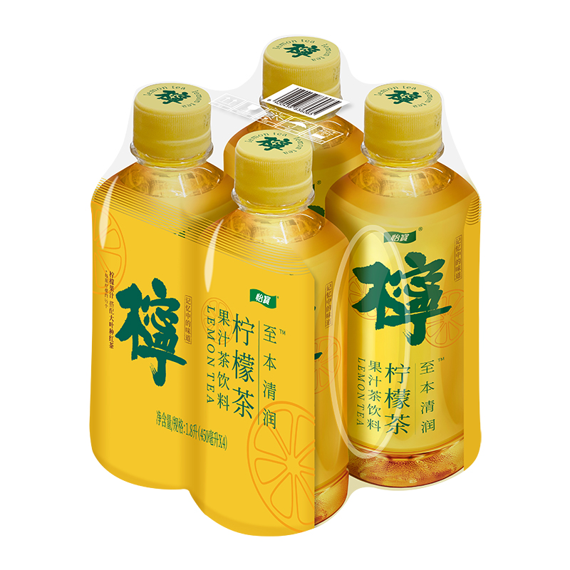 C'estbon 怡宝 清润柠檬茶饮料 450ml*4瓶 7.9元包邮（需用券）