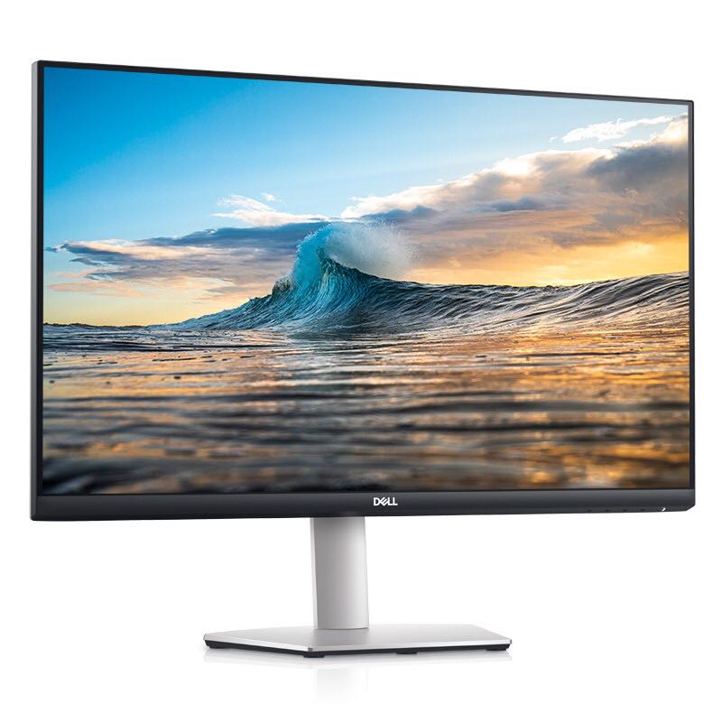 DELL 戴尔 27英寸 2K显示器 IPS Type-C65W反向充电 内置音箱 旋转升降 显示屏 S2722