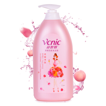 VCNIC 花世界 天然百花原液 柔嫩净肤花香沐浴露1000ml 29.9元