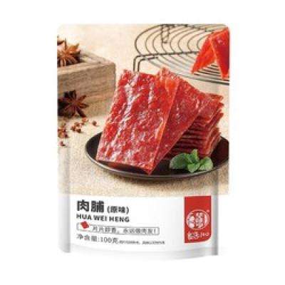 华味亨 肉脯 原味100g（任选12件） 43.8元，折3.65元/件