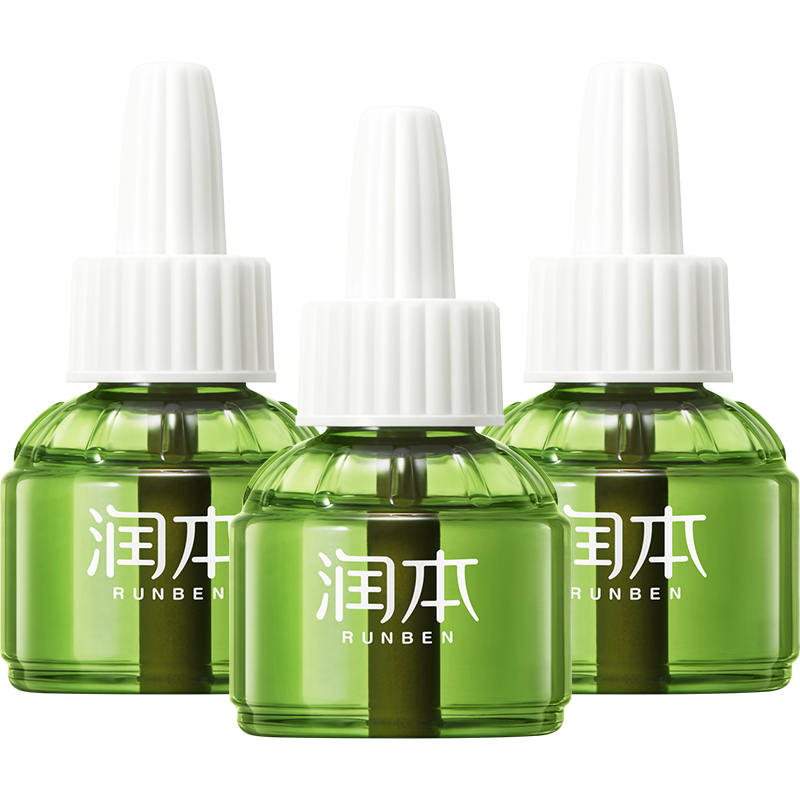 plus：润本（RUNBEN）电热蚊香液无味 45ml 3瓶 回购装 （无器） 15.91元（需领券