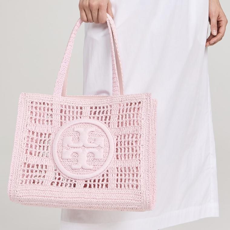 Tory Burch Ella 粉色手工编织包 5.3折 $182.7