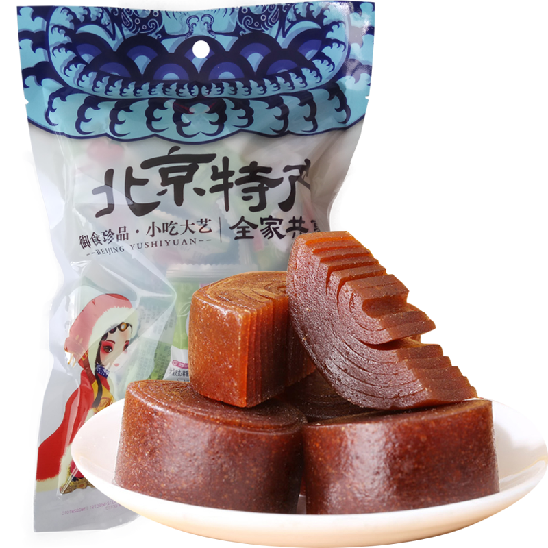 yushiyuan 御食园 北京特产 山楂卷 500g 10.08元（需买3件，需用券）