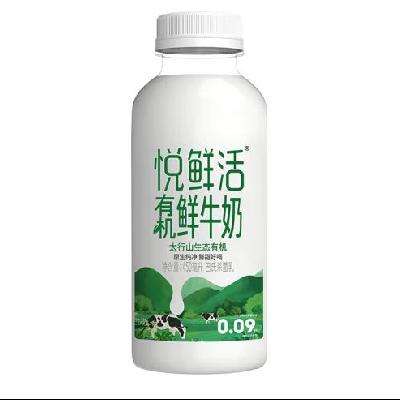 悦鲜活 鲜牛奶 有机450ml/瓶 鲜奶 低温奶 巴氏杀菌乳 生鲜*7件 58.3元，折8.32