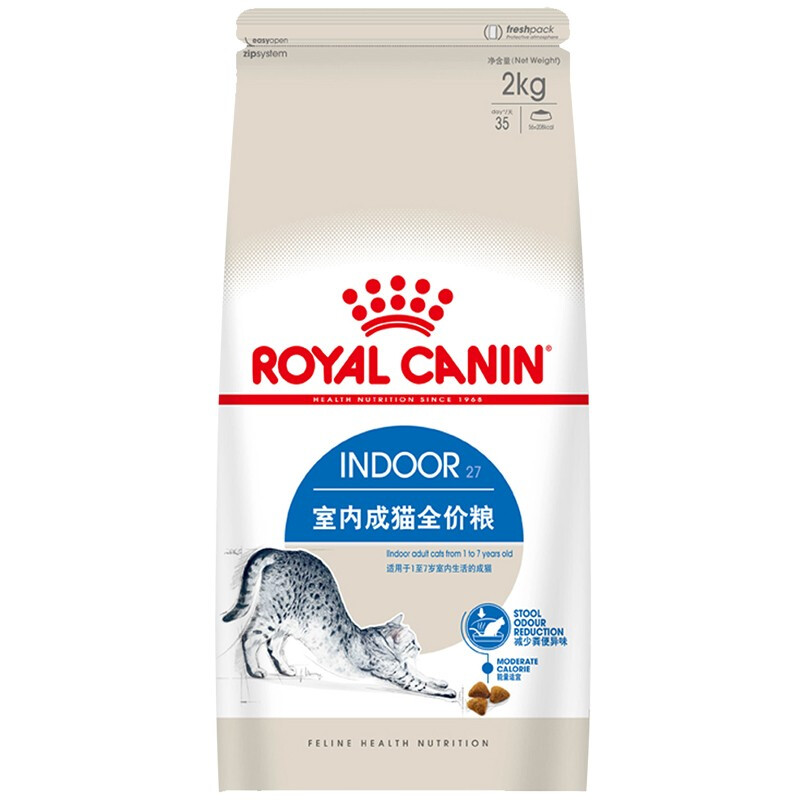 ROYAL CANIN 皇家 I27室内成猫猫粮 2kg 130.75元（需用券）