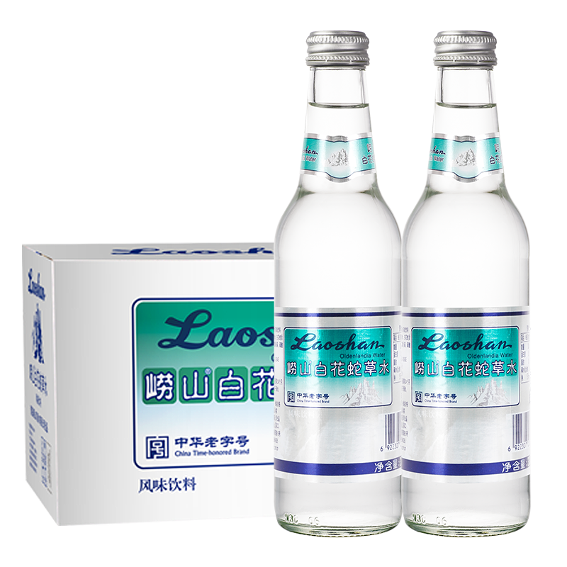 plus会员：崂山中华老字号白花蛇草水风味饮料330ml*24瓶整箱装 89.96元包邮