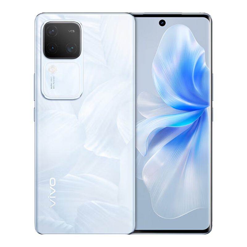 vivo S18 Pro 12GB+512GB 花似锦 天玑9200+旗舰芯片 后置影棚级柔光环 5000mAh超薄蓝