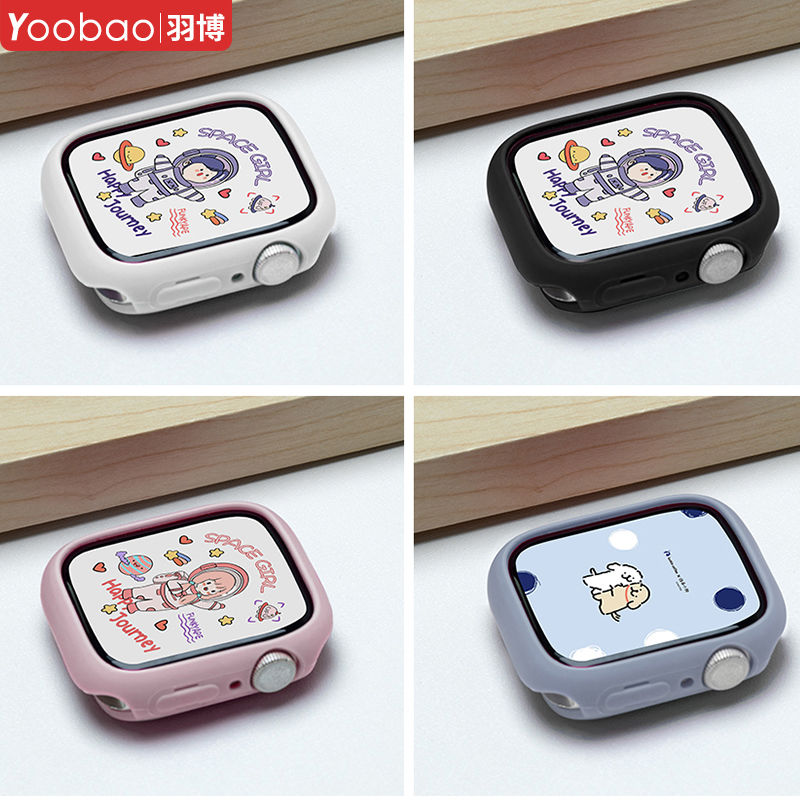 百亿补贴：Yoobao 羽博 适用Apple iwatchs10保护壳苹果手表ultra2硅胶套s9新款s8软7