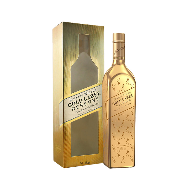 概率券：JOHNNIE WALKER 尊尼获加 金牌 苏格兰 调和威士忌 750ml 单瓶装 244.55元