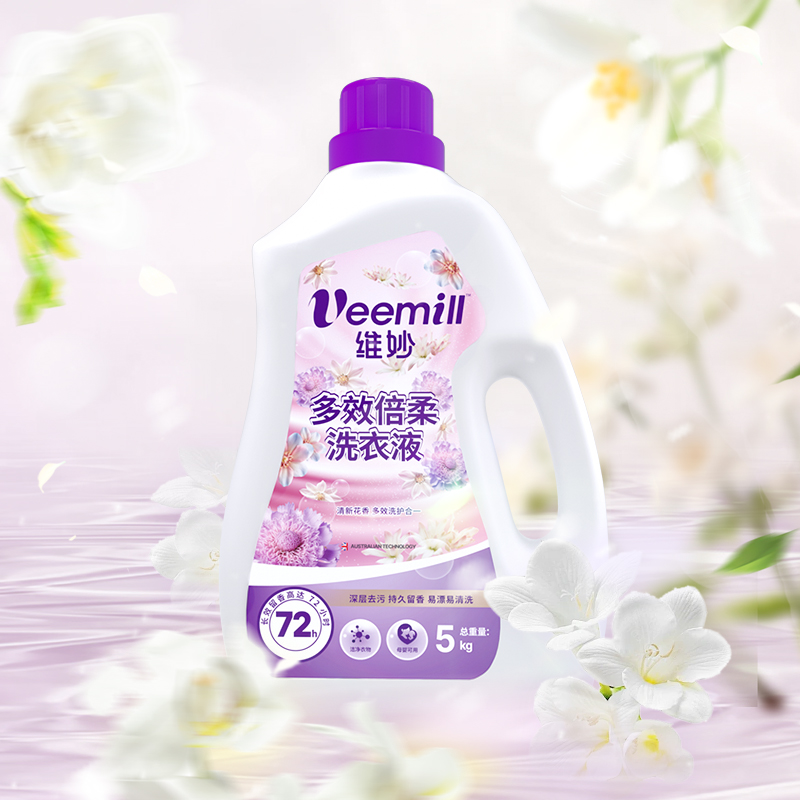 Veemill 维妙 洗衣液 5kg*1瓶 17.8元包邮（双重优惠）